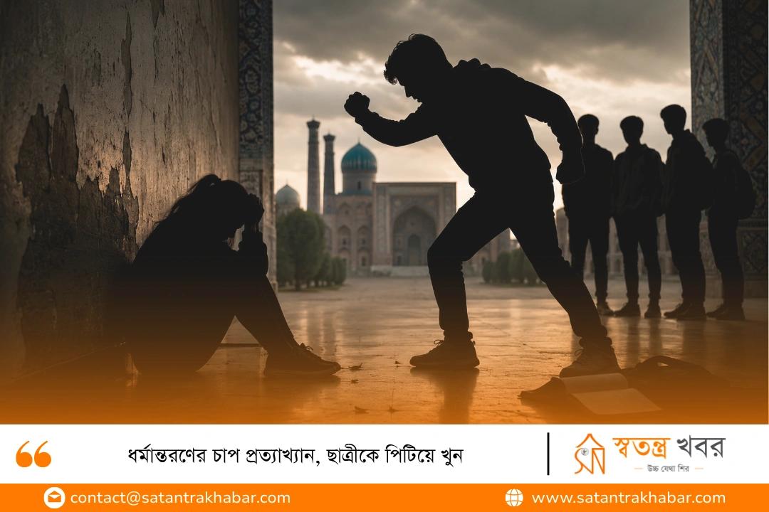ধর্মান্তরণের চাপ প্রত্যাখ্যান, ছাত্রীকে পিটিয়ে খুন