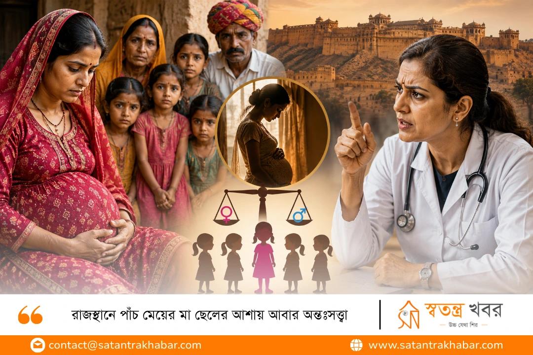 রাজস্থানে পাঁচ মেয়ের মা ছেলের আশায় আবার অন্তঃসত্ত্বা 