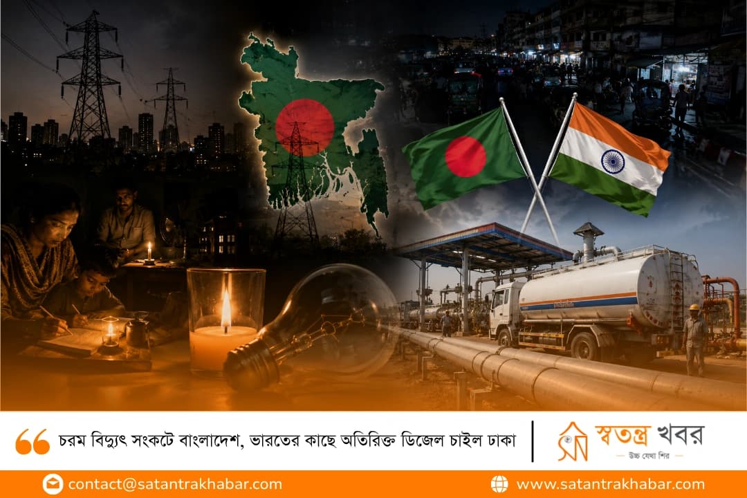 চরম বিদ্যুৎ সংকটে বাংলাদেশ, ভারতের কাছে অতিরিক্ত ডিজেল চাইল ঢাকা
