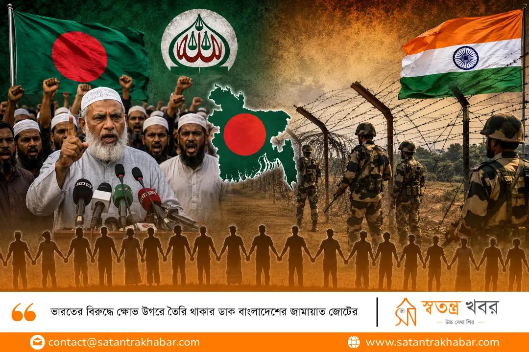 ভারতের বিরুদ্ধে ক্ষোভ উগরে তৈরি থাকার ডাক বাংলাদেশের জামায়াত জোটের