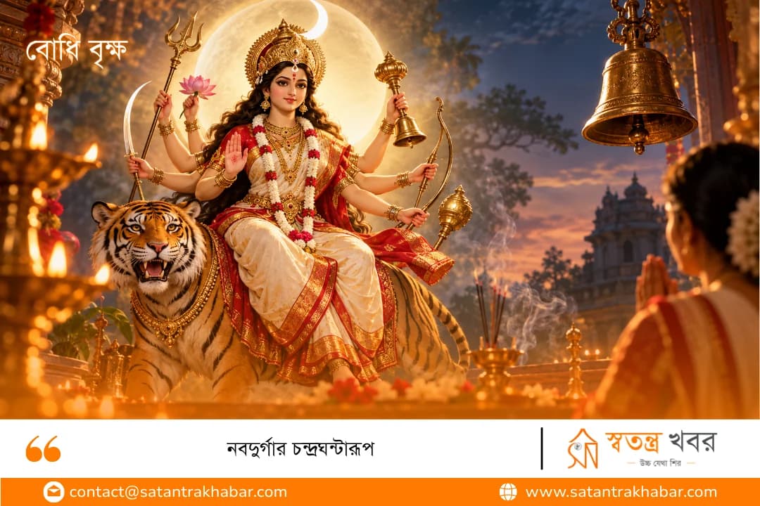 নবদুর্গার চন্দ্রঘন্টারূপ