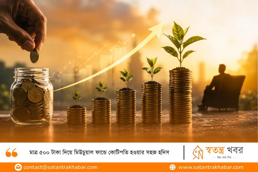 মাত্র ৫০০ টাকা দিয়ে মিউচুয়াল ফান্ডে কোটিপতি হওয়ার সহজ হদিস