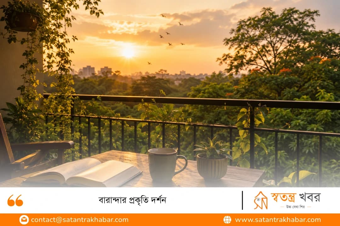বারান্দার প্রকৃতি দর্শন