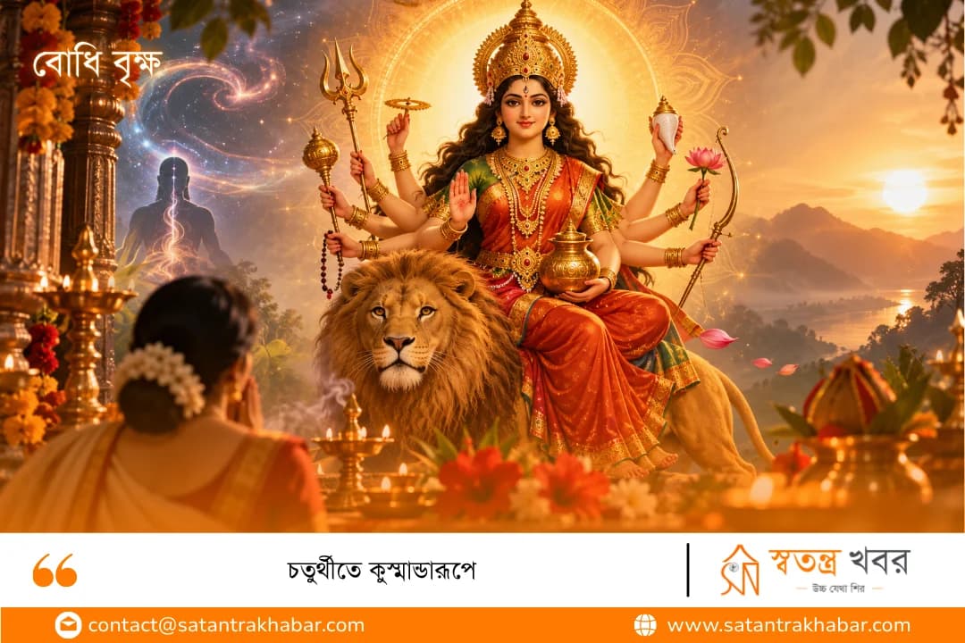 চতুর্থীতে কুস্মান্ডারূপে