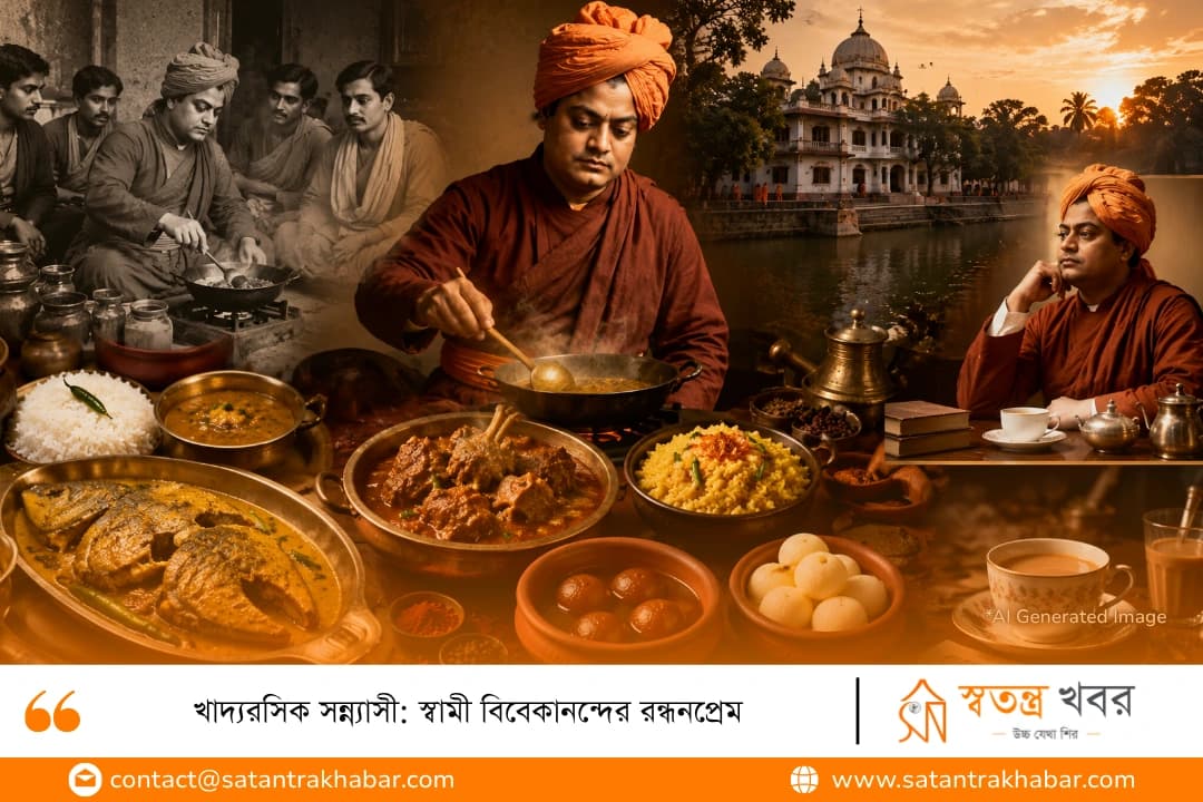 খাদ্যরসিক সন্ন্যাসী: স্বামী বিবেকানন্দের রন্ধনপ্রেম