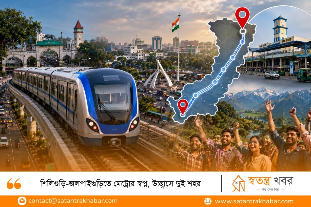 শিলিগুড়ি-জলপাইগুড়িতে মেট্রোর স্বপ্ন, উচ্ছ্বাসে দুই শহর