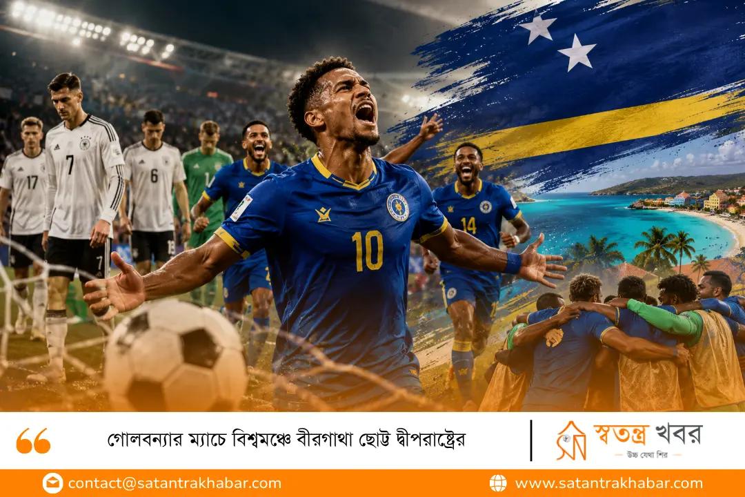 গোলবন্যার ম্যাচে বিশ্বমঞ্চে বীরগাথা ছোট্ট দ্বীপরাষ্ট্রের