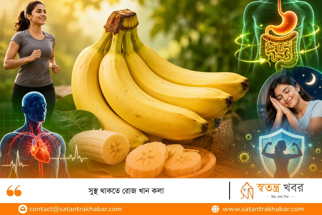 সুস্থ থাকতে রোজ খান কলা