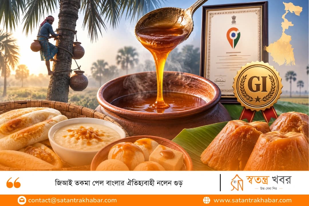 জিআই তকমা পেল বাংলার ঐতিহ্যবাহী নলেন গুড়