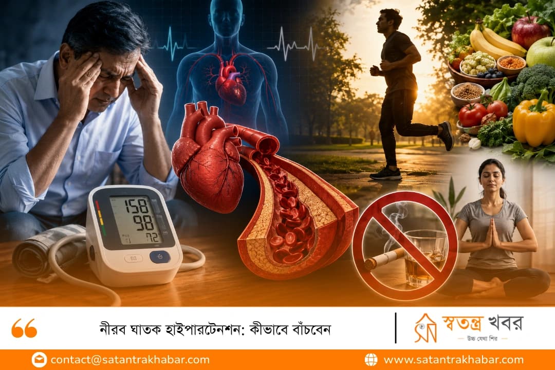 নীরব ঘাতক হাইপারটেনশন: কীভাবে বাঁচবেন 