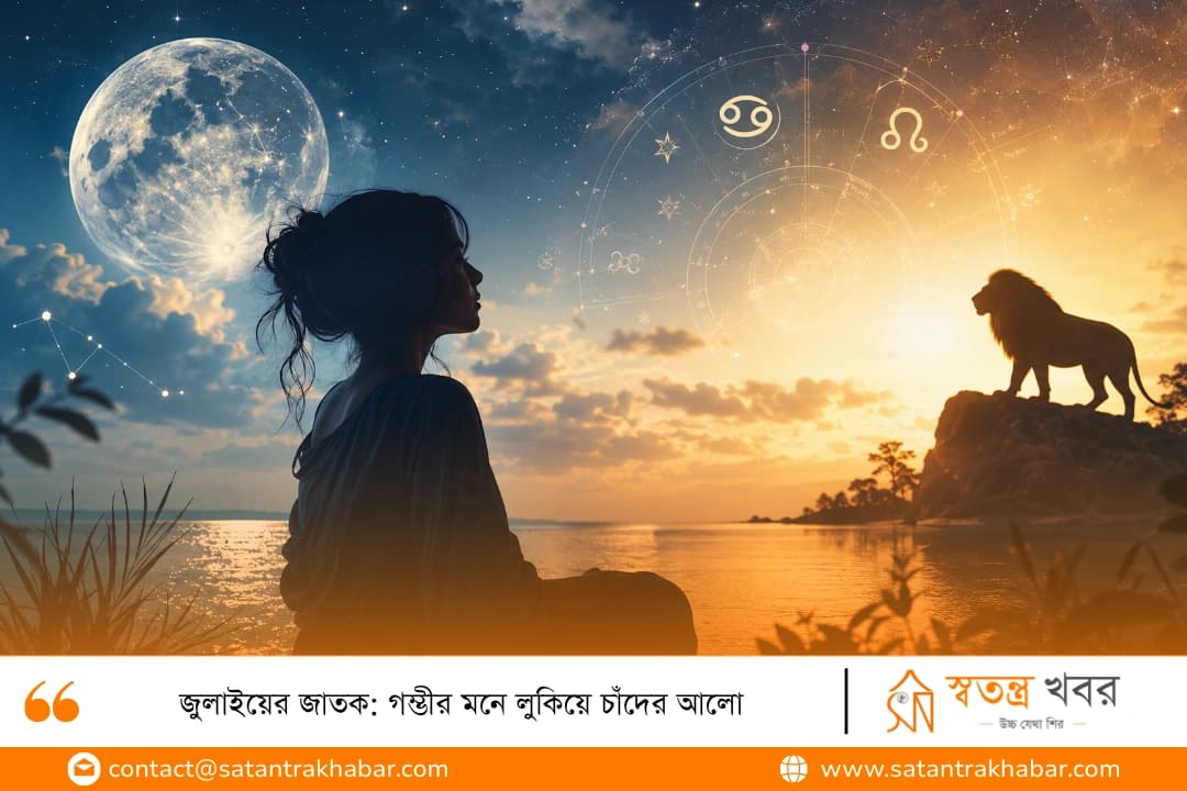 জুলাইয়ের জাতক: গম্ভীর মনে লুকিয়ে চাঁদের আলো