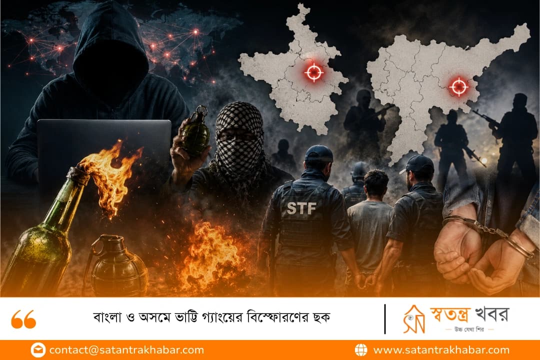 বাংলা ও অসমে ভাট্টি গ্যাংয়ের বিস্ফোরণের ছক