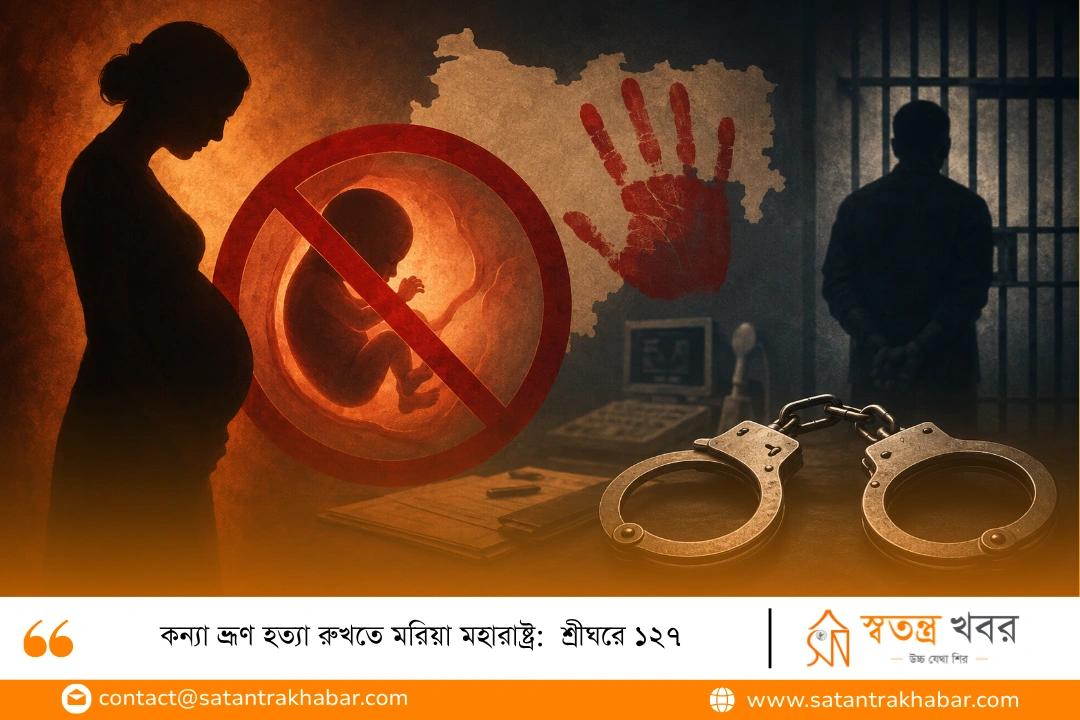 কন্যা ভ্রূণ হত্যা রুখতে মরিয়া মহারাষ্ট্র:  শ্রীঘরে ১২৭