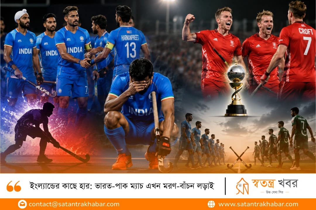 ইংল্যান্ডের কাছে হার: ভারত-পাক ম্যাচ এখন মরণ-বাঁচন লড়াই
