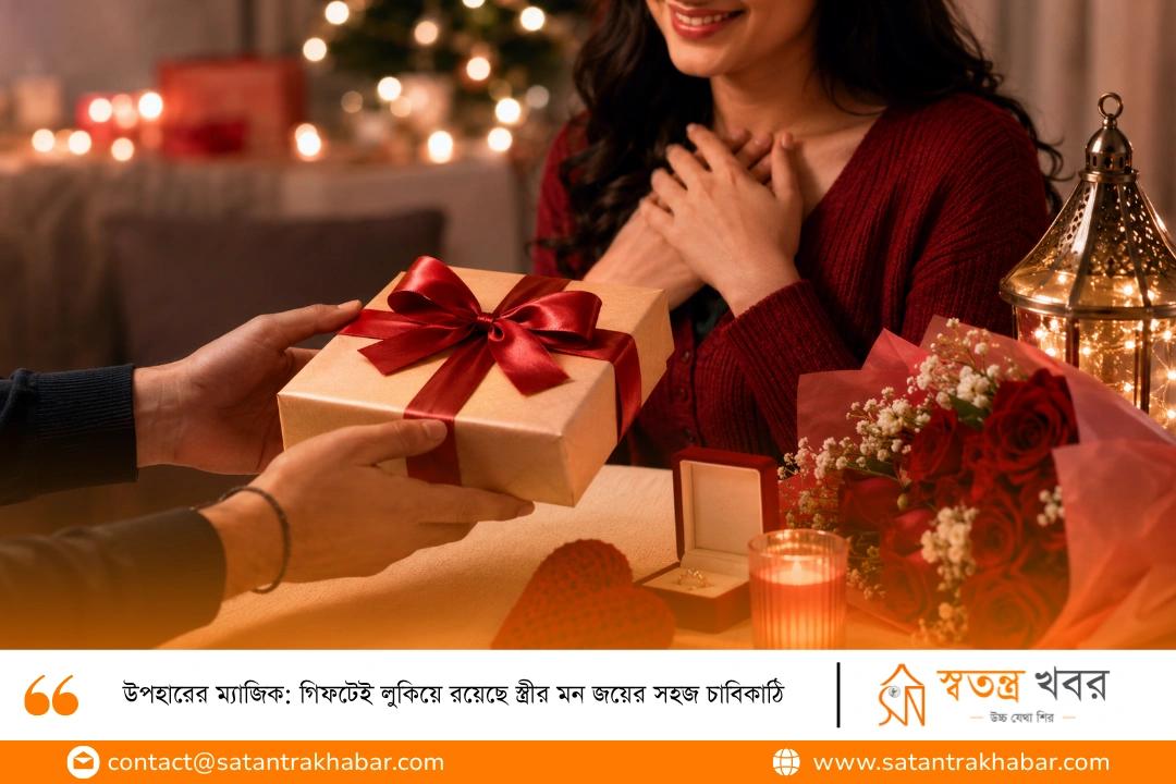 উপহারের ম্যাজিক: গিফটেই লুকিয়ে রয়েছে স্ত্রীর মন জয়ের সহজ চাবিকাঠি