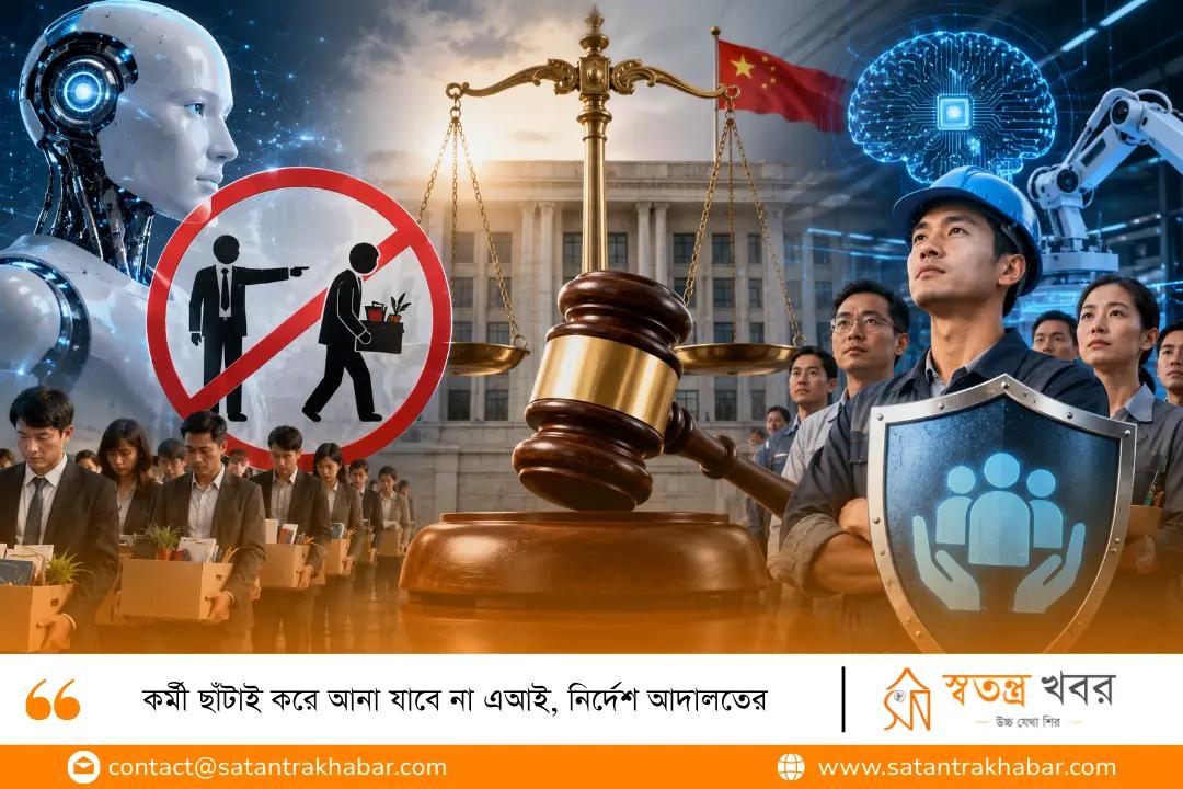কর্মী ছাঁটাই করে আনা যাবে না এআই, নির্দেশ আদালতের