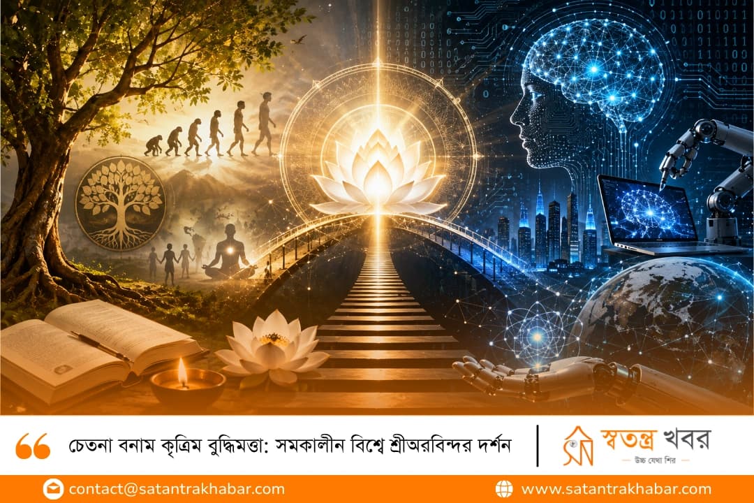 চেতনা বনাম কৃত্রিম বুদ্ধিমত্তা: সমকালীন বিশ্বে শ্রীঅরবিন্দর দর্শন