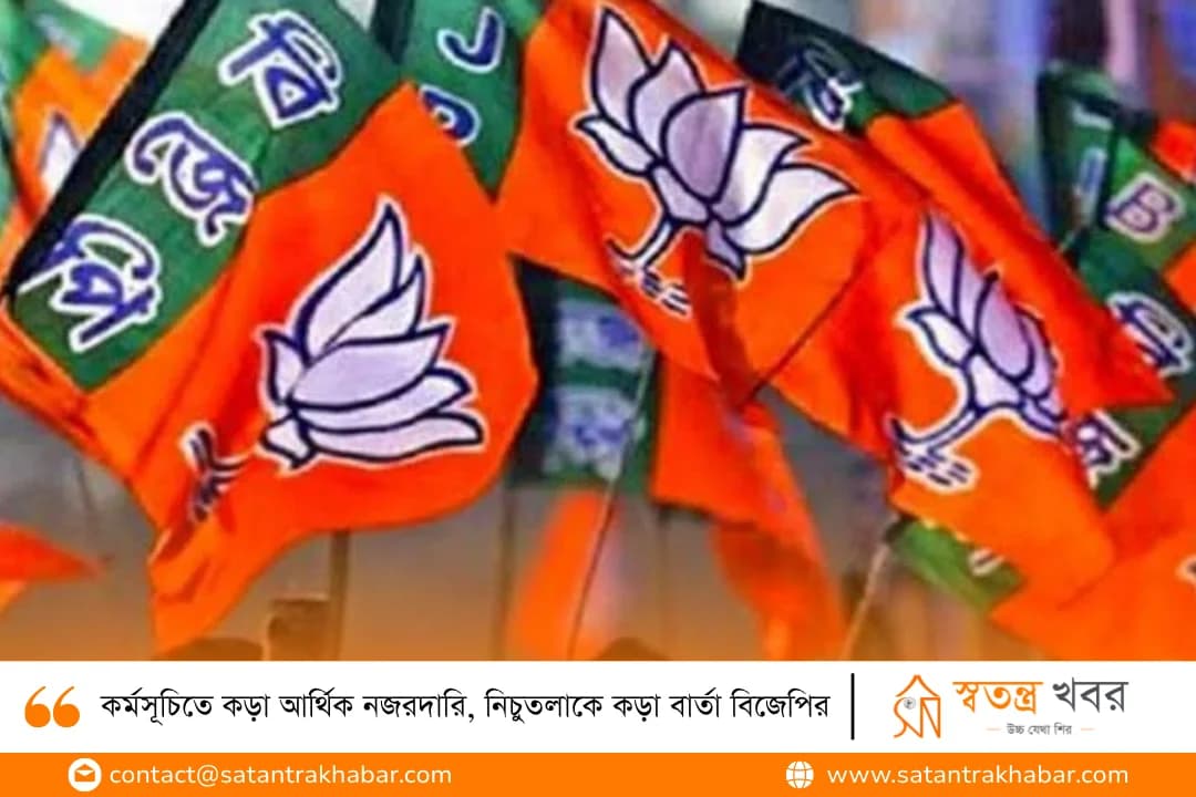 কর্মসূচিতে কড়া আর্থিক নজরদারি, নিচুতলাকে কড়া বার্তা বিজেপির