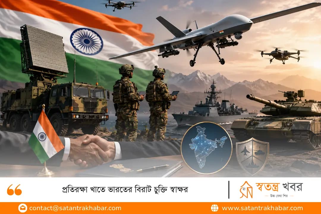 প্রতিরক্ষা খাতে ভারতের বিরাট চুক্তি স্বাক্ষর