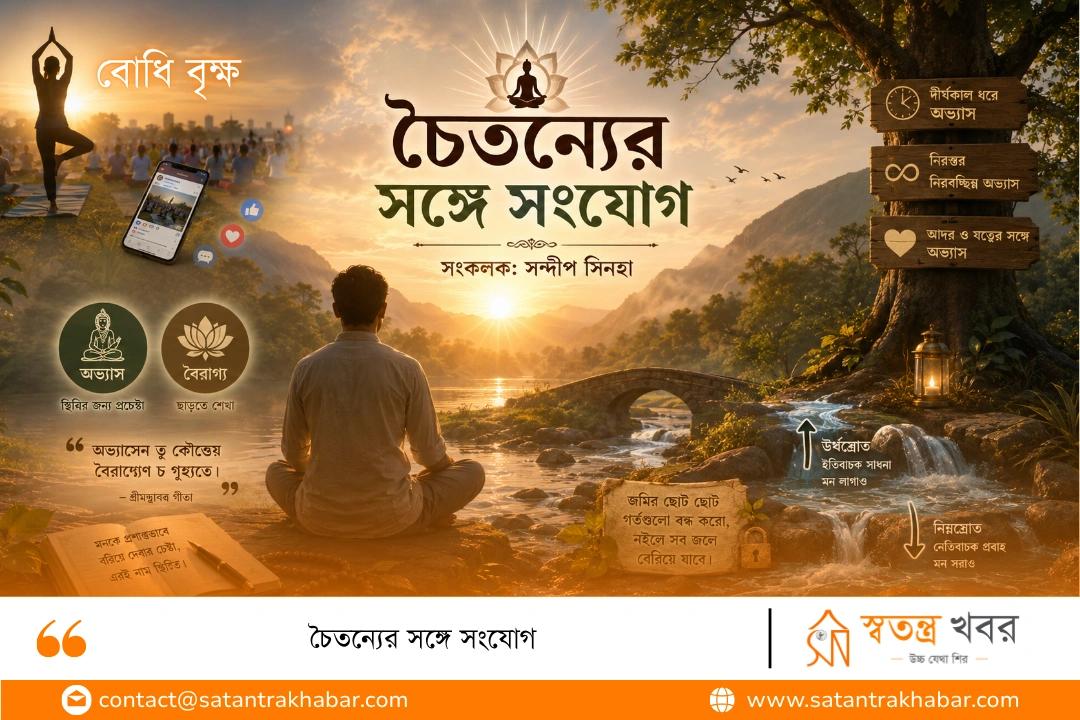 চৈতন্যের সঙ্গে সংযোগ 