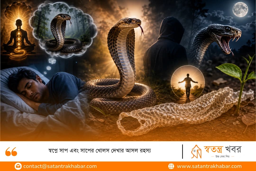 স্বপ্নে সাপ এবং সাপের খোলস দেখার আসল রহস্য