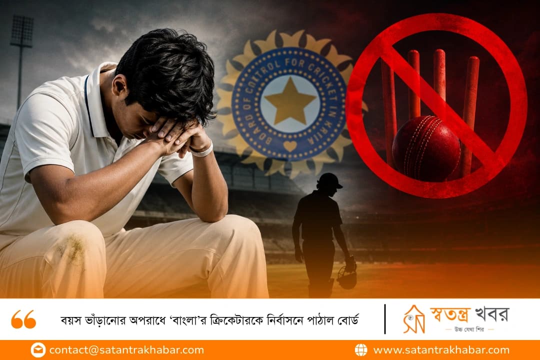 বয়স ভাঁড়ানোর অপরাধে ‘বাংলা’র ক্রিকেটারকে নির্বাসনে পাঠাল বোর্ড