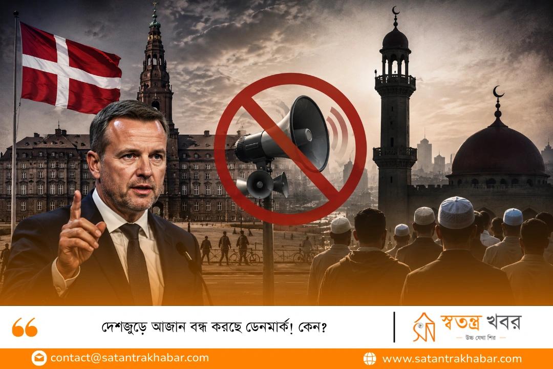 দেশজুড়ে আজান বন্ধ করছে ডেনমার্ক! কেন?