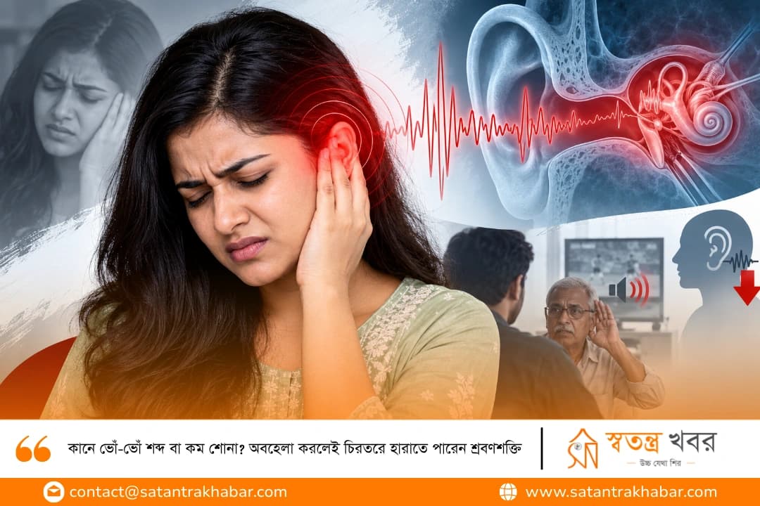 কানে ভোঁ-ভোঁ শব্দ বা কম শোনা? অবহেলা করলেই চিরতরে হারাতে পারেন শ্রবণশক্তি