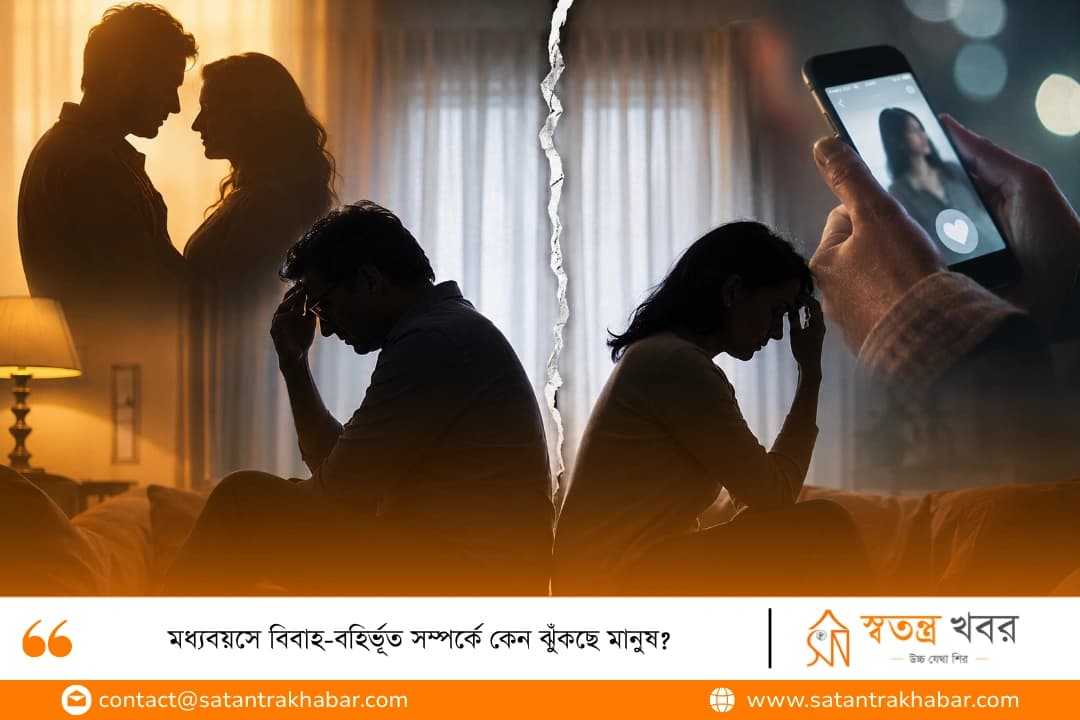 মধ্যবয়সে বিবাহ-বহির্ভূত সম্পর্কে কেন ঝুঁকছে মানুষ? 